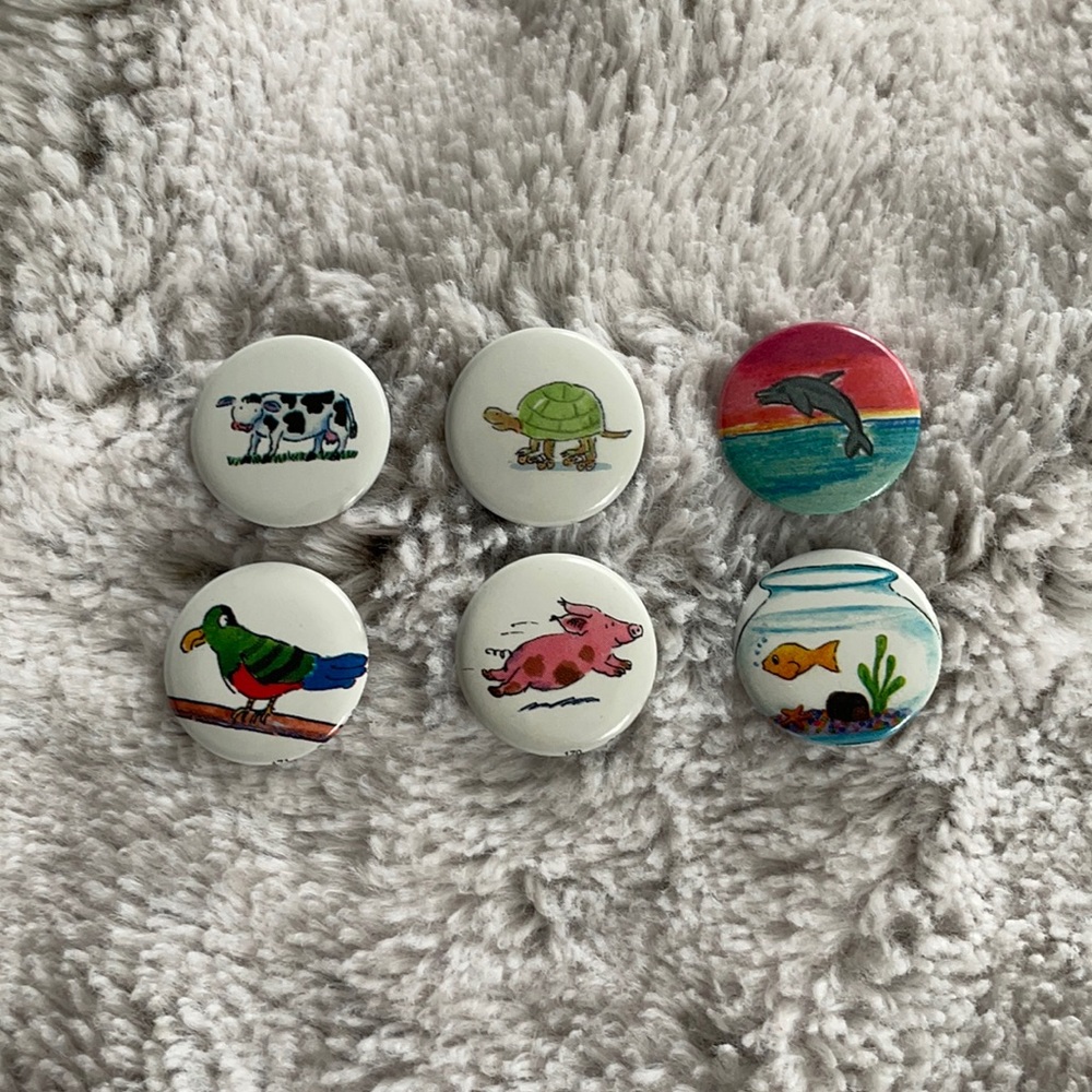 American Girl- Grin Pins-Animals